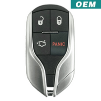 Maserati Ghibli Quattroporte 2014-2016 OEM 4 Button Smart Key M3N-7393490 OEM Refurbished Smart Key
