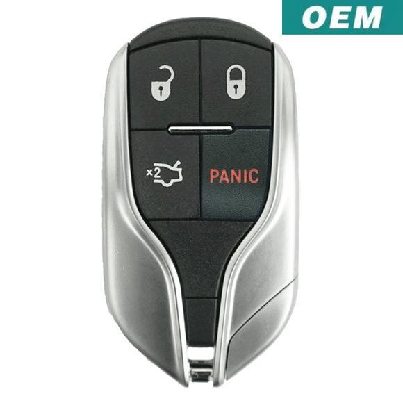 Maserati Ghibli Quattroporte 2014-2016 OEM 4 Button Smart Key M3N-7393490 OEM Refurbished Smart Key