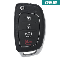 Hyundai Sonata 4 Button Flip Key 2015-2017 FCC: TQ8-RKE-4F16 (OEM)