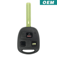 Lexus Ls430 Sc430 2001-2006 Oem 3 Button Remote Head Key Hyq12Bbk