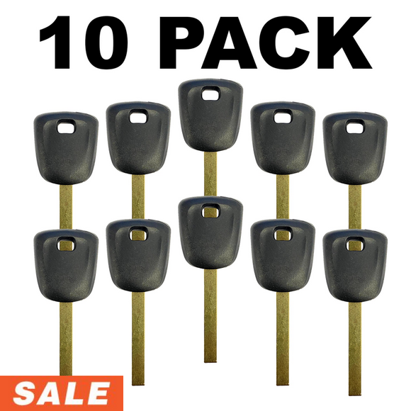 GM B119 Transponder Key with Aftermarket Chip for Buick / GMC / Chevrolet 10 Pack Transponder