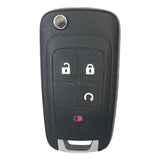 Chevrolet Equinox Impala 4 Button Flip Key Remote 2010-2019 OHT01060512 (OEM)