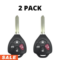 Toyota Camry 2011 4 Button Remote Head Key For Hyq12Bby G Chip (2 Pack)