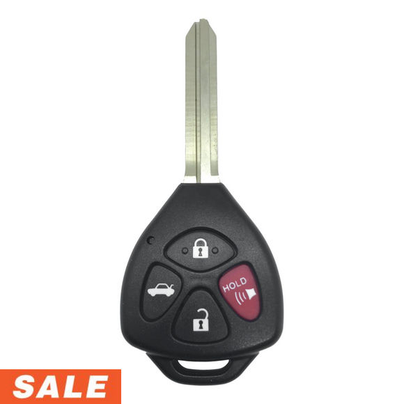 Toyota Camry 4 Button Remote Head Key 2007-2010 for FCC: HYQ12BBY / 4D67