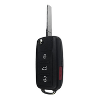 Volkswagen Touareg 2007-2011 Oem 4 Button Flip Key Kr55Wk45032