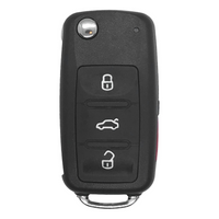 Volkswagen 4 Button Flip Key Remote PEPS 2010-2016 for FCC: NBG010206T