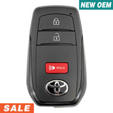 Toyota Corolla Cross 2022 Oem 3 Button Smart Key Hyq14Fbw | New