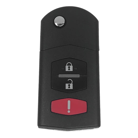 Mazda Flip Key 2006-2015 3 Button For Bgbx1T478Ske125-01