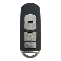 Mazda Mazda3 CX 5 CX 9 4 Button Smart Key w/ Hatch 2010 2013 For WAZX1T768SKE11A03 | Aftermarket Smart Key