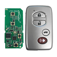 Lonsdor Toyota Lexus Universal 4 Button PCB Remote LT20 01 PCB + Gray Shell Keyless Entry Remote
