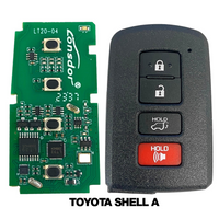 Lonsdor Toyota Lexus Universal 4 Button PCB Remote LT20-04 PCB + Toyota Shell(A) Keyless Entry Remote