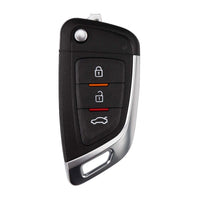 Xhorse 2nd Gen Knife Style Wired 3 Button Flip Key