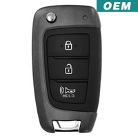 Hyundai Kona 2021-2022 Oem 3 Buttons Remote Flip Key 2Av76-Nmok-451T / 95430-J9300 |New