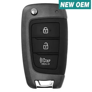 Hyundai Kona 2021-2022 Oem 3 Buttons Remote Flip Key 2Av76-Nmok-451T / 95430-J9300 |New