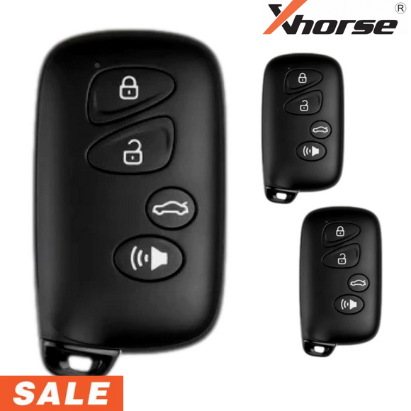 Xhorse Universal Lexus Style Smart 4 Button Remote Key XM38 (2 Pack) Universal Key