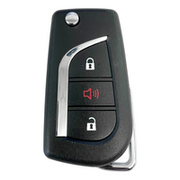 Toyota RAV4 3 Button Flip Key 2019-2024 For GQ4-73T (w/ Xhorse Super Chip) | Aftermarket Flip Key