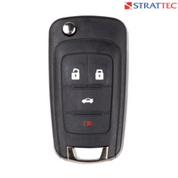 Buick Allure Lacrosse Regal 2010-2017 Oem 4 Button Flip Key Oht-05918179 - Strattec #5912558 | New