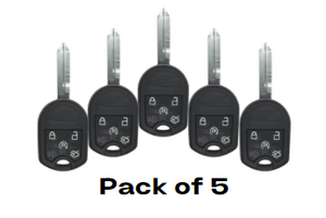 Ford Lincoln 5 Button Remote Head Key 2006-2015 For Cwtwb1U793 (Pack Of 5)