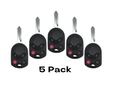 Ford 4 Button Remote Head Key 2005-2013 For Oucd6000022 (Pack Of 5)
