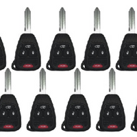 Chrysler Dodge Jeep 4 Button Remote Head Key 2004-2008 For Fcc: M3N5Wy72Xx - Pack Of 10
