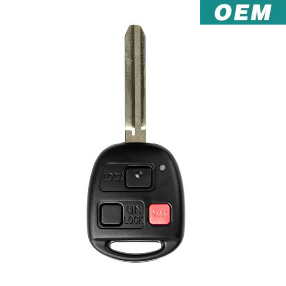 Toyota Land Cruiser 1998-2002 OEM 3 Button Remote Head Key HYQ1512V (4C) OEM Refurbished Remote Head Key