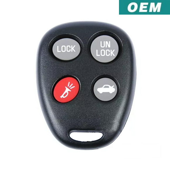 Chevrolet Corvette 1997-2000 OEM 4 Button Keyless Entry Remote AB00216T (Passive Switch) OEM Refurbished Keyless Entry