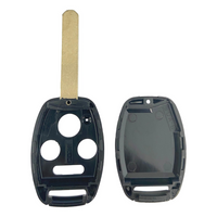 Honda Acura 4 Button Remote Head Key Shell 2006-2014 w/o Chip Slot Key Shell