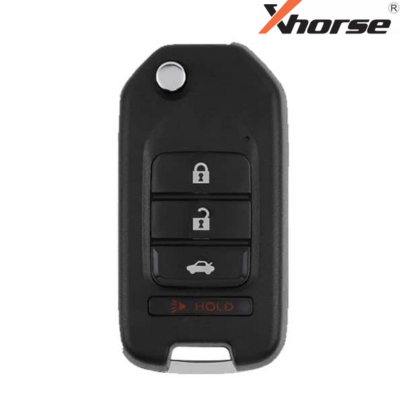Xhorse 2nd Gen Honda Style Wired 4 Button Remote Key Universal Key