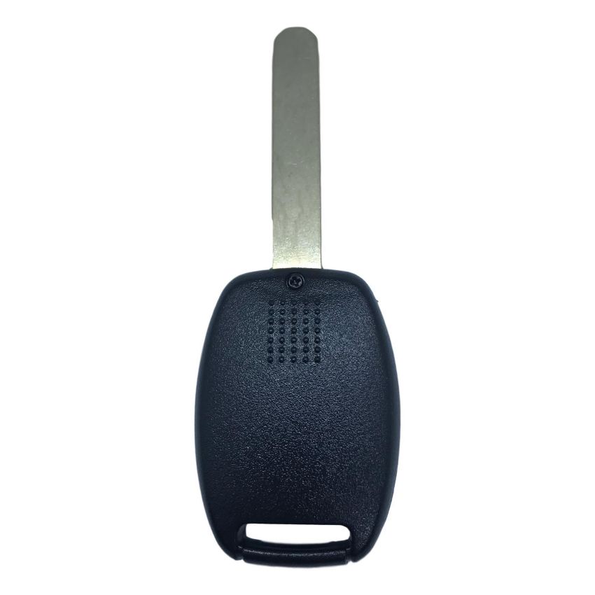 StandardAutoPart Car Remote Head Key 4 Button Shell Case Compatible With Honda Civic Accord Pilot Element CR-V (No Key Cutting Required) (Red