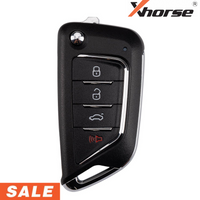 Xhorse 2nd Gen Cadillac Style Wired 4 Button Flip Key Universal Key