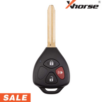 Xhorse 2nd Gen Toyota Style Wired 3 Button Remote Head Key Universal Key