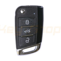 KYDZ Volkswagen MQB Style 3 Button Universal Smart Key (5C Support) - HU162T Blade