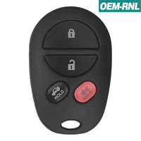 Toyota Avalon Solara 2004-2008 OEM 4 Button Keyless Entry Remote GQ43VT20T