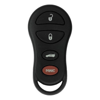 Chrysler Dodge 4 Button Remote Shell Key