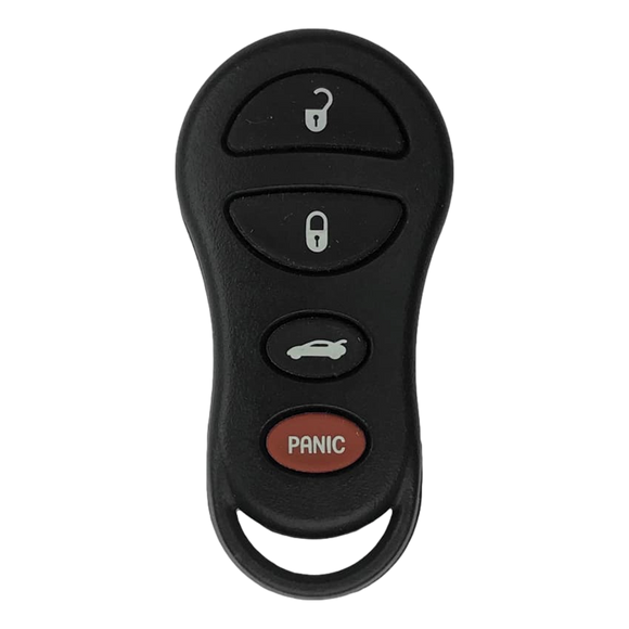 Chrysler Dodge 4 Button Remote Shell Key