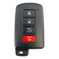 Toyota Smart Key 4 Button w/ Hatch Replacement Shell For HYQ14FBA | Aftermarket Key Shell