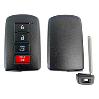 Toyota Smart Key 4 Button w/ Hatch Replacement Shell For HYQ14FBA | Aftermarket Key Shell