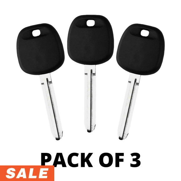 Pack of 3 - Toyota / Scion Transponder Key TOY44D Chip 4D67