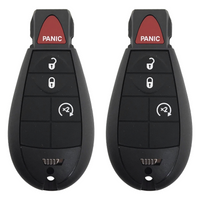 Dodge Ram 4 Button Fobik 2013 2022 for GQ4 53T | Aftermarket (2 Pack) Fobik
