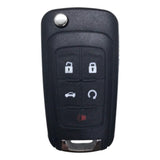 GM 5 Button Flip Key w/ PEPS 2010-2019 for FCC: OHT01060512