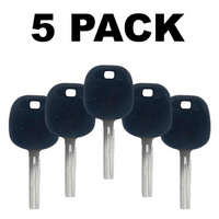 Toy40 Lexus 1997-2001 Transponder Key Long Blade - 5 Pack