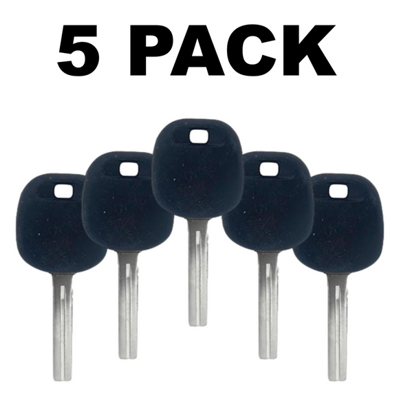 Toy40 Lexus 1997-2001 Transponder Key Long Blade - 5 Pack