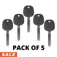 Toy44G Transponder Key For Toyota 2010-2019 G Chip (Pack Of 5)