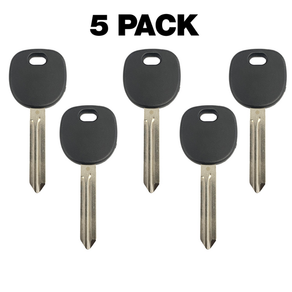 B111 GM Transponder Key 2004 2017 Chip 46 | Aftermarket (5 Pack) Transponder