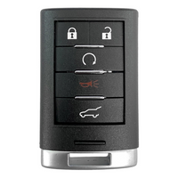 Cadillac SRX 5 Button Smart Key Replacement Shell For NBG009768T | Aftermarket Key Shell