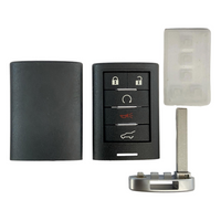 Cadillac SRX 5 Button Smart Key Replacement Shell For NBG009768T | Aftermarket Key Shell