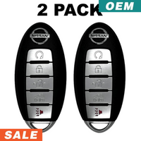 Nissan Altima 2019 2022 OEM 5 Button Smart Key KR5TXN4 (2 Pack) Smart Key