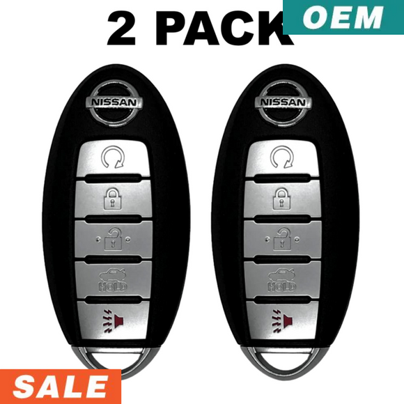 Nissan Altima 2019 2022 OEM 5 Button Smart Key KR5TXN4 (2 Pack) Smart Key