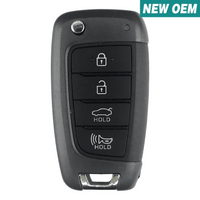 Hyundai Accent 2018-2020 4 Button Flip Key FCC: NYOSYEC4TX1707 (OEM)