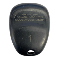GM 2003 2007 OEM 3 Button Keyless Entry Remote FCC: LHJ011 | Driver 1 OEM Refurbished No Logo Keyless Entry Remote